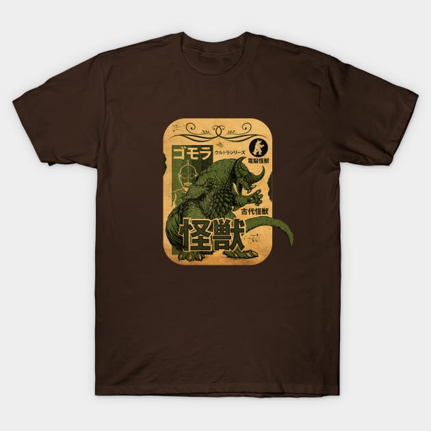 Vintage Kaiju Master Card T-Shirt by CTShirts